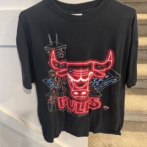 Vintage Black Chicago Bulls Graphic Tee